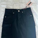 Denim Blvd Black Denim Cargo Skirt  Photo 2