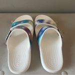 Crocs Tie Dye Two Straps Slide Sandals Mens size 7 or Women’s size 9 Photo 3