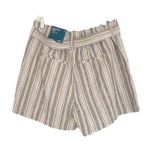 Jag jeans Jag Striped High Rise Pleated Shorts Size 16 NWT Photo 3
