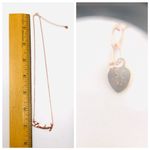 Sterling Silver “LINDSAY” rose gold  name necklace Photo 5