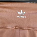 Adidas Originals Orange 3 Stripes Bike Cycle Tights Shorts High Waist Size XS Photo 1