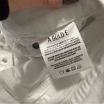 AGOLDE  Nico High Rise Slim Fit White Jeans Raw Hem 28 Photo 3