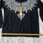 Ksubi  Women’s Cult Crest Raglan Sweatshirt in Black/white Size Medium Photo 4