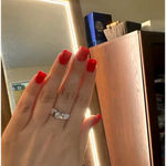 Boutique NEW Women’s 1Ct Solitaire Simulated Diamond White Silver Ceramic Ring Size‎ 6 Photo 15