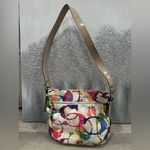Coach  Poppy Signature Stamped C MultiColored Crossbody Photo 2