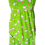 Hello Kitty  Pajama Set Womens L Green Sanrio Cami Top and Shorts Cute‎ Sleepwear Photo 0