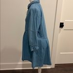 Free People New With Tags  Hannah Denim Mini Dress Sz XS (fits like a M) Photo 3
