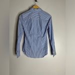 J.Crew  haberdashery shirt Xs Blue White Stripe‎ Collar Button Down CP Photo 1