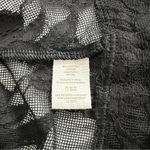 Free People  Lace Sheer Mini Dress Size XS Ruffle Sleeve Embellished Square Neck Photo 7