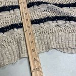 Pink Rose  Women’s Cardigan Sweater Shrug Cream & Black Size Large‎ Photo 7