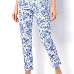 Forever 21 Sz M Capri White Skinny Low Rise Pants Pockets Casual Summer Photo 0