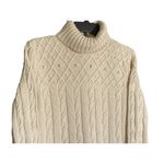 Jeanne pierre  Cream 100% Cotton Knit Sweater Size Small Photo 1