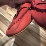 Coach  Fredrica Nubuck Red Suede Loafers Women’s 7B Photo 3