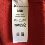 Buffalo David Bitton Sweater Coral Pointelle 3/4 Sleeves Knit Sweater Sz XL EUC Photo 6