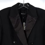 Madewell  Black Cropped Tuxedo Blazer Women's Size 0 NWT Photo 2