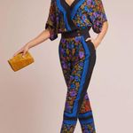 Anthropologie  eet:twa Scarf-Printed Jumpsuit Size 0 Photo 3