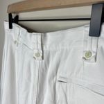 Kate Hill Woman 14W White Cotton Wide-Leg High-Rise Pants Classic Cottage Beach Photo 4