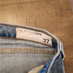 Rag and Bone Jeans Womens 27 Blue Denim Distressed The Dre Slim Fit Low Rise Pants Photo 2