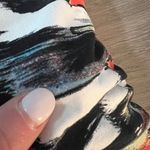 MiracleSuit Faux Wrap Dress Abstract Multicolor Art Print Shapewear Size 8 Photo 15