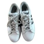 Adidas Grand Court Womens Size 9.5 White Black Athletic Shoes Sneakers Photo 3