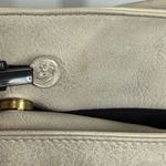 Free People  large cream gray washed tote purse 16x12x6.5" 11" handle Photo 6