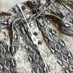 Entro  snake skin paperbag high rise shorts Photo 3