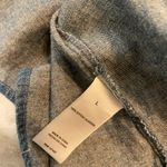 Draper James NWT  Size L Blue Denim V Neck Puff Short Sleeve V Neck Blouse Photo 8