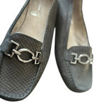 Aerosoles Women's black Loafers Size 8 Slip On with Silver Hardware Photo 10