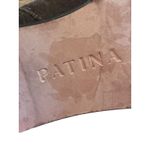 Patina Portland Leather Green Suede Block Heel booties Minimalist Handmade Size 7 Photo 1