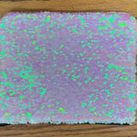 Style lab girl Iridescent Sequin Clutch. 9x7 inches. Like new White Photo 0
