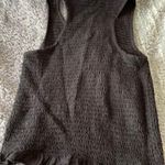 Japna Black Ribbed Tank Top Photo 0