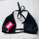 Spanx Women's Swim Triangle Top Black 50128R - Medium- NWT Photo 1