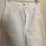 Uniqlo Womens White Cropped Denim Jeans 28x21 Pants Waist 28” Capri Inseam 21” Photo 1