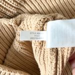 J.Crew Relaxed Ribbed Rollneck Cotton Sweater in Beach Tan Size Small Photo 5