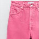 ZARA  Wide Leg Solid Color Pink Pants Photo 3
