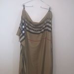 Fadivo NWT  New York Shawl Wrap Blanket Sweater beige white black stripe Photo 1