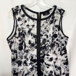 Seth Aaron Plus Size 20W Dress Sleeveless A Line Floral Scuba White Black 814 Photo 2