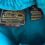 Eddie Bauer Vintage Snap Front Teal Cargo Skirt Sz M Photo 4