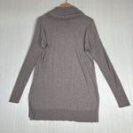 Caslon  Nordstrom Womens Sz S Cowl neck Tunic Sweater Beige Oatmeal Casual Fall Photo 7
