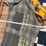 Sundance  X Citron Santa Monica Women’s Flannel Patch Shirtdress Size S Oversized Photo 5