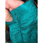 Adrianna Papell Women's Papell Petites Green Silk Suit Size 8 Photo 6