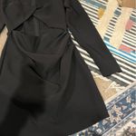 ZARA  Black Long Sleeve V-neck Cut Out Hallow Out Sexy Party Mini Dress Photo 7