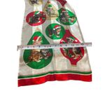 Cute VTG Christmas Cat Scarf Satin Feel Polyester Holiday Kittens Ornaments Photo 6