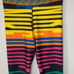 Nike Multicolor Tribal Neon All Over Logo Compression Leggings Size XS Photo 5