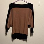 Christine Gerard Dusty Rose and Black Scoop Neck Dolman Sleeve Sweater Size M Size M Photo 7