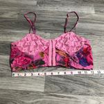 Pins & Needles Pink Floral Crochet Bandeau; medium Photo 2