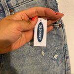 Old Navy Extra High-Waisted Sky-Hi Straight Button-Fly Cut-Off Jean Short size 8 Photo 5