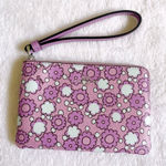 Coach  Corner Zip Wristlet With Floral
Print # CBP28 Photo 0