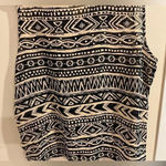 Charlotte Russe Size XL Semi Sheer Sleeveless Blouse Abstract Print Photo 5