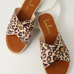Lulus  Leopard Sandals Photo 0